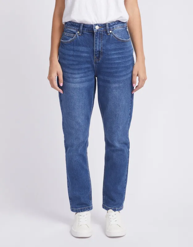 Aya Jeans - Vintage Mid Blue sold by White & Co