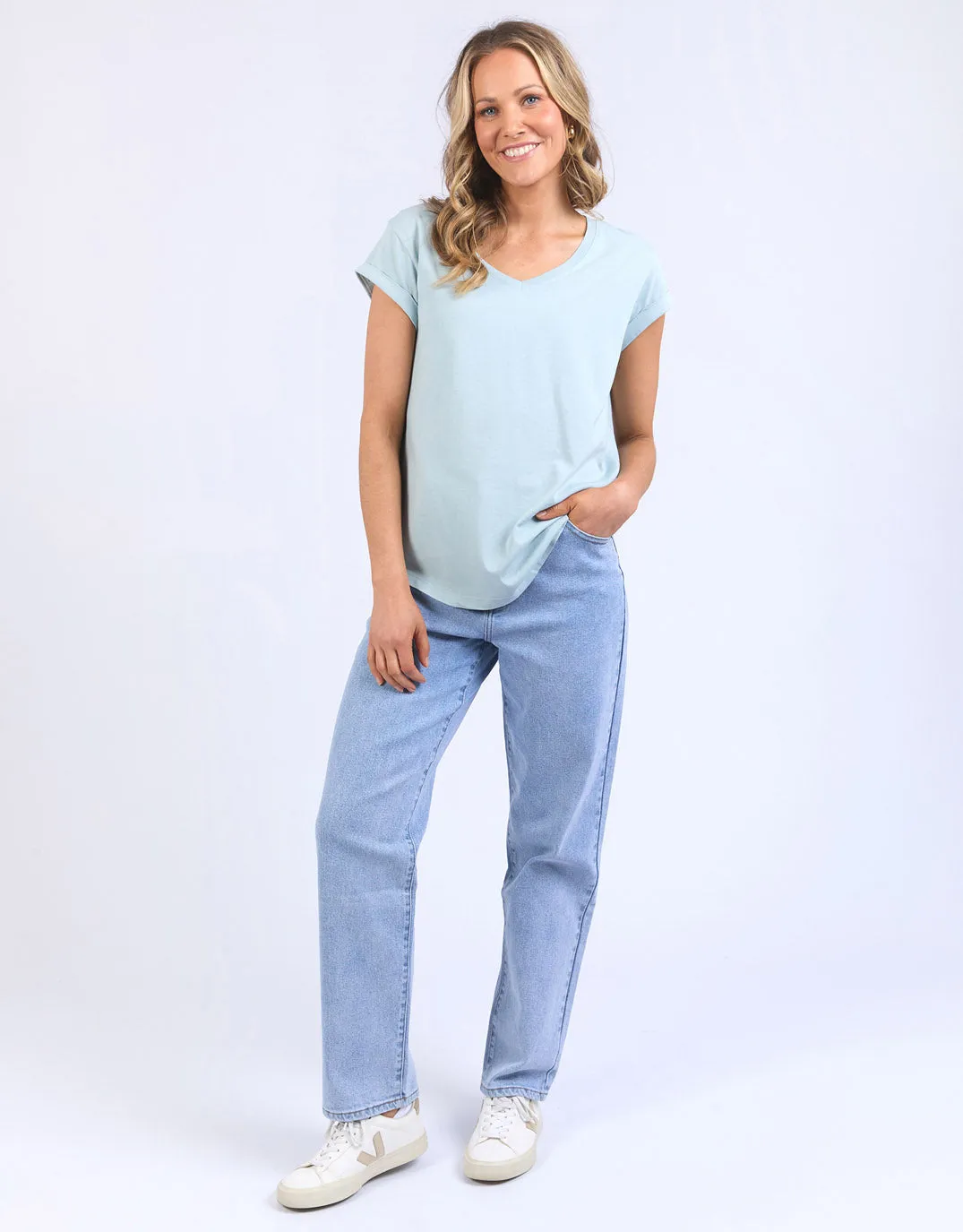 Manly Vee Tee - Blue Bell sold by White & Co product image thumbnail 3