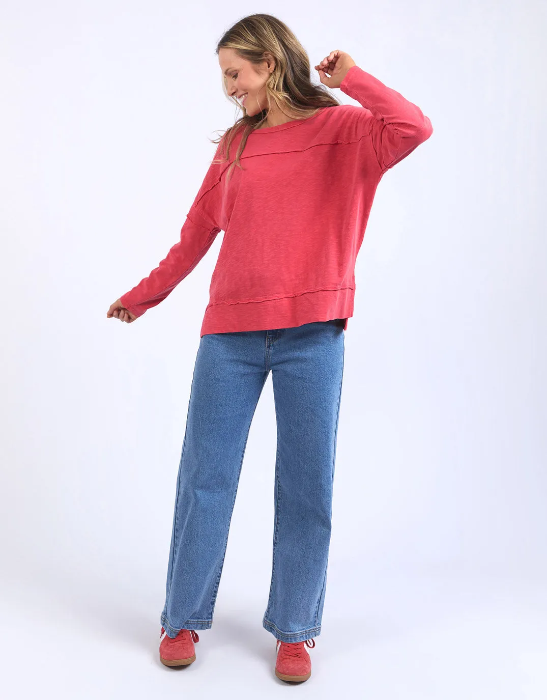 Jayne Throw On Top - Cayenne sold by White & Co product image thumbnail 2