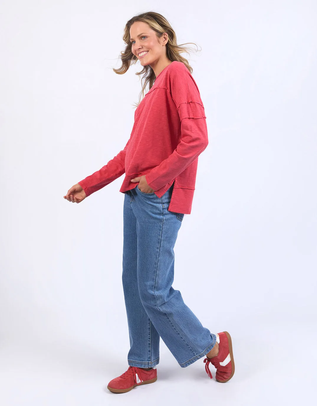 Jayne Throw On Top - Cayenne sold by White & Co product image thumbnail 3