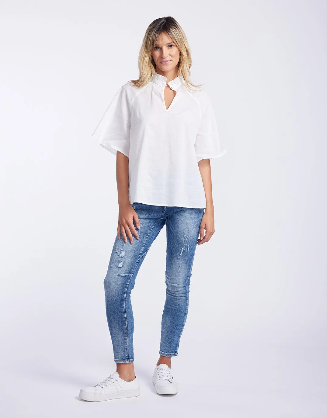 Tully Top - White sold by White & Co product image thumbnail 2