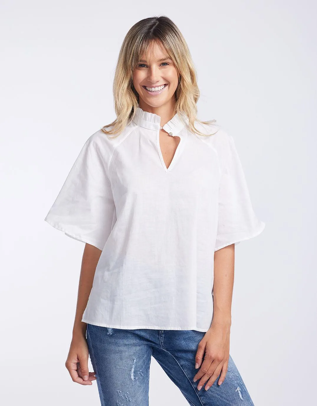 Tully Top - White sold by White & Co product image thumbnail 4