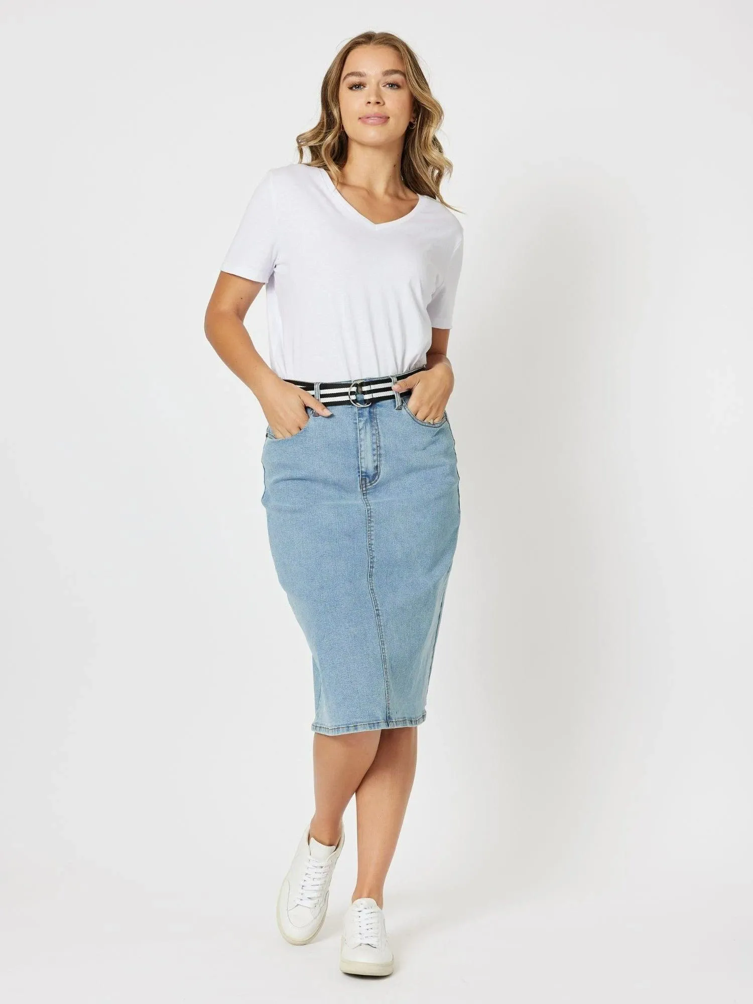Denim Skirt - Denim sold by White & Co product image thumbnail 2