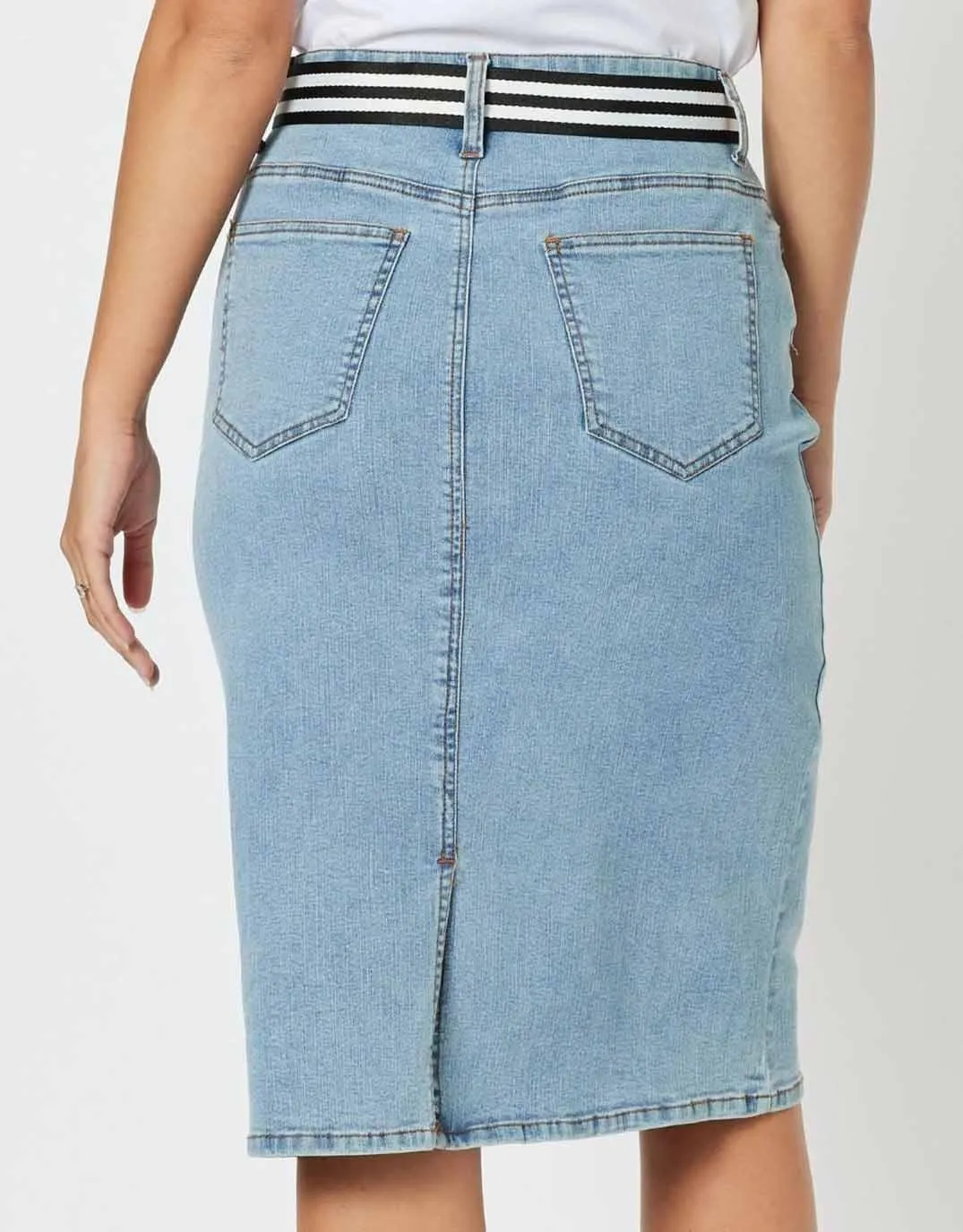 Denim Skirt - Denim sold by White & Co product image thumbnail 4