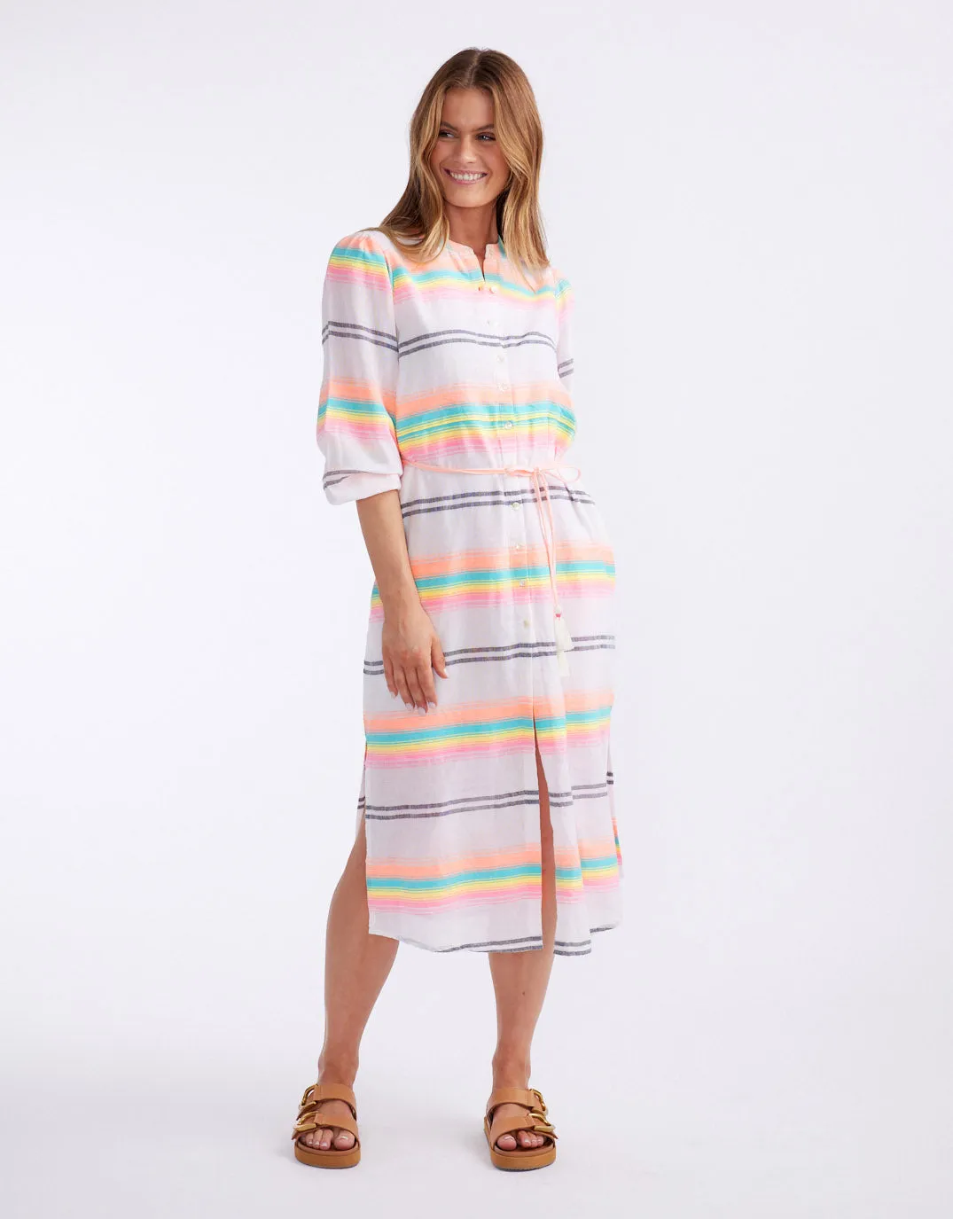 Palm Island Dress - Neon Stripe sold by White & Co product image thumbnail 5