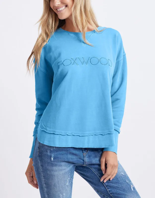 Simplified Crew - Bright Blue sold by White & Co