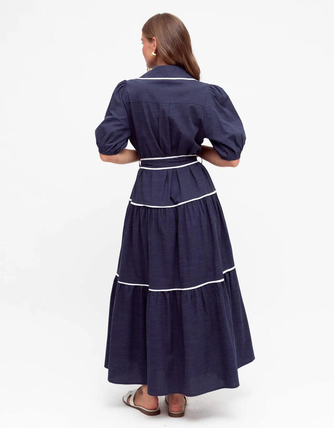 Amelia Maxi Dress - Navy sold by White & Co product image thumbnail 5
