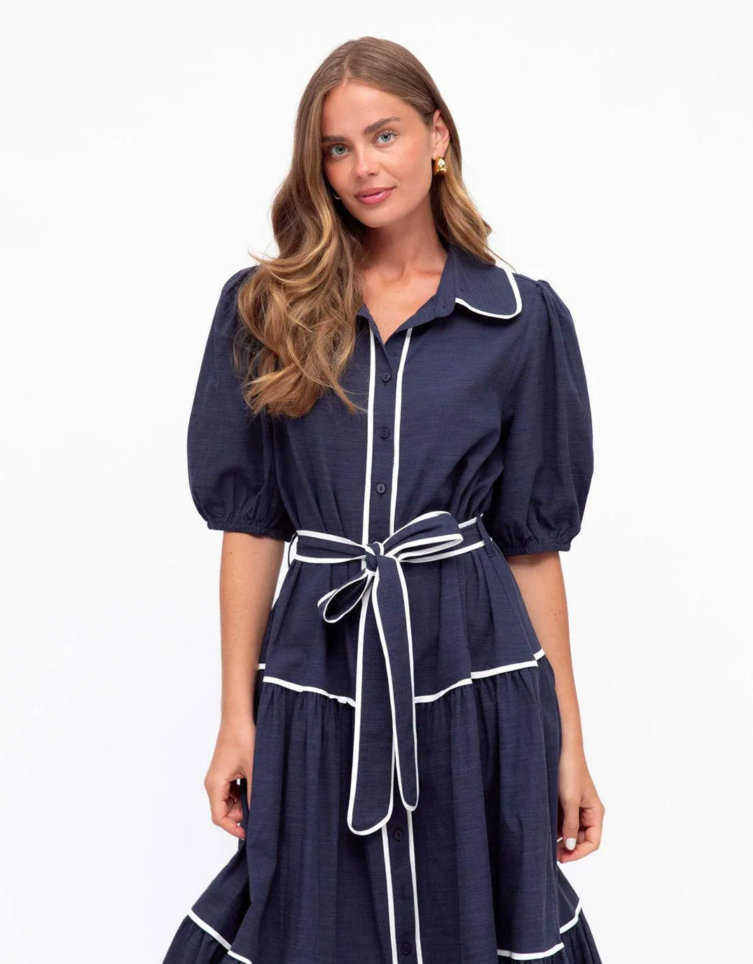 Amelia Maxi Dress - Navy sold by White & Co product image thumbnail 3