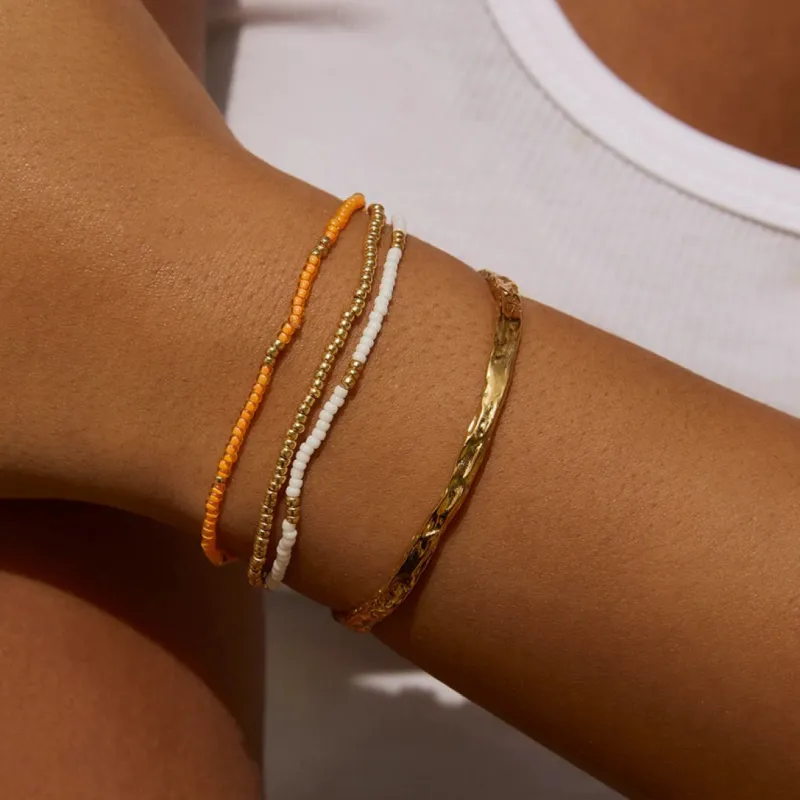Sunny Bracelet Set - Passionfruit sold by White & Co