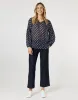 Hudson Wide Leg Jeans - Dark Denim sold by White & Co