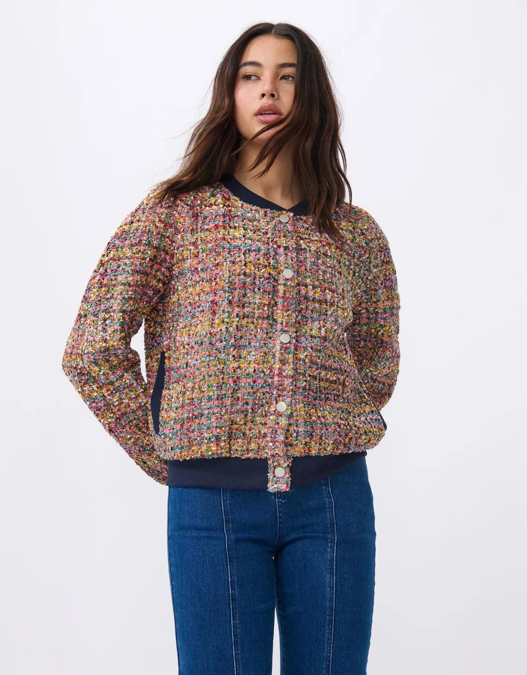 Abigail Bomber Jacket - Multi sold by White & Co product image thumbnail 5