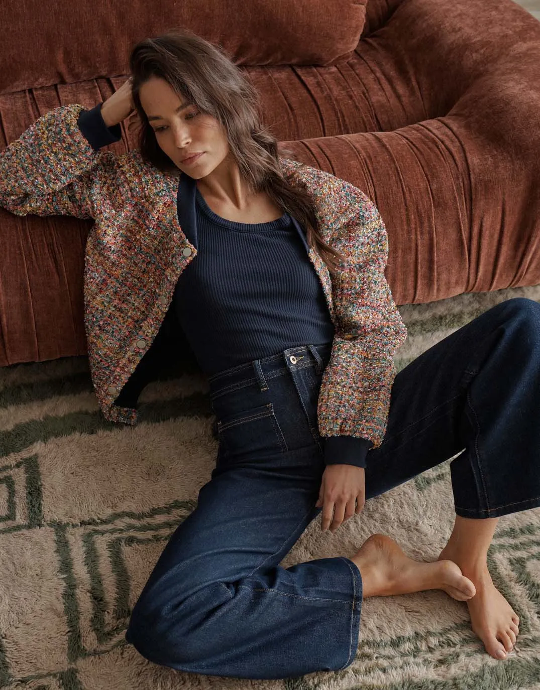 Abigail Bomber Jacket - Multi sold by White & Co product image thumbnail 2