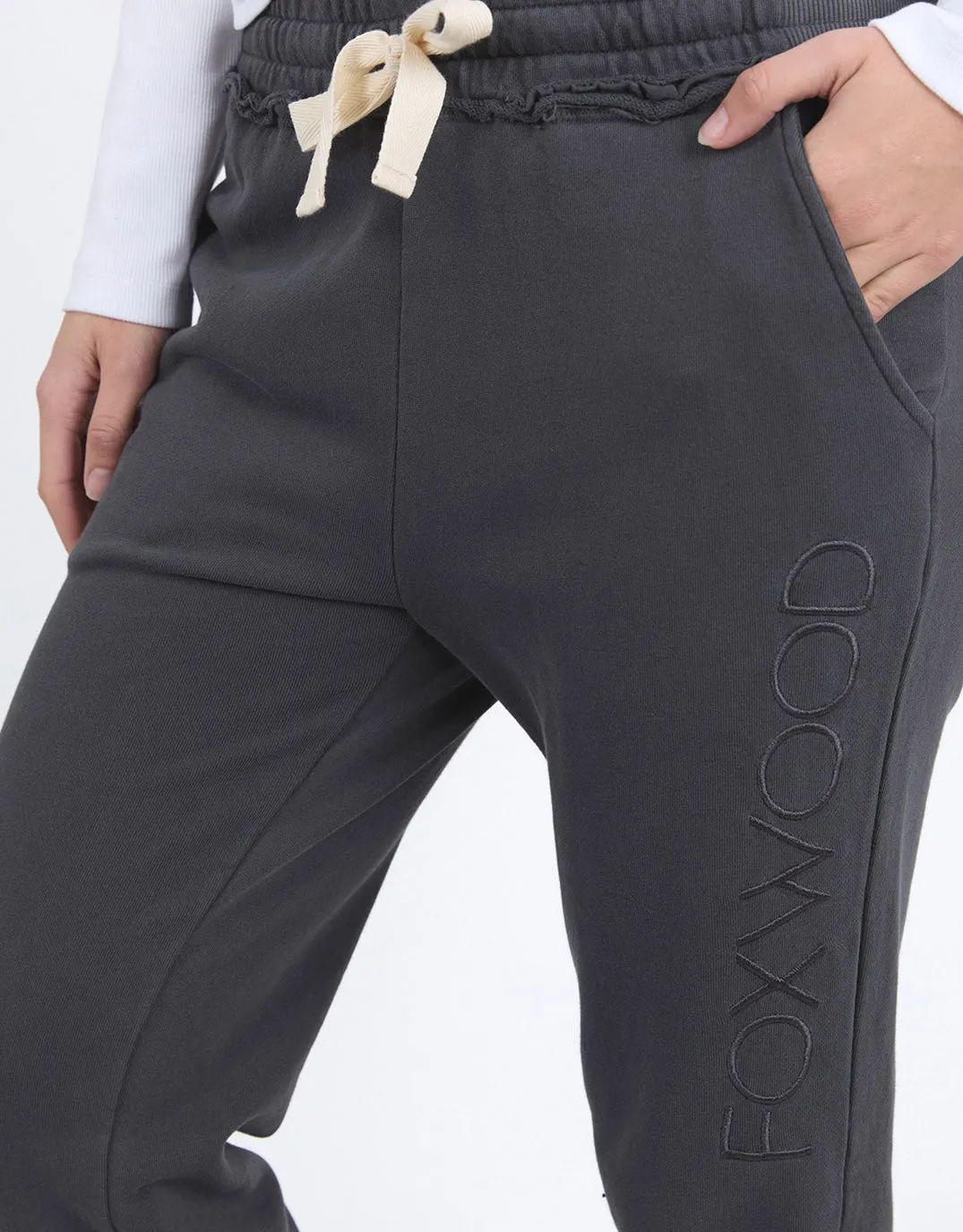 Simplified Track Pant - Coal sold by White & Co product image thumbnail 5