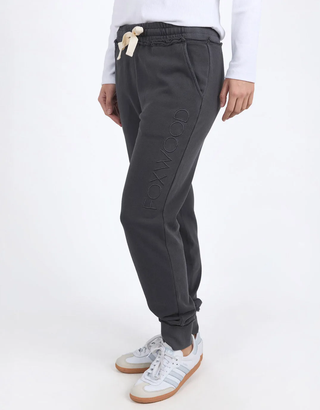 Simplified Track Pant - Coal sold by White & Co product image thumbnail 4