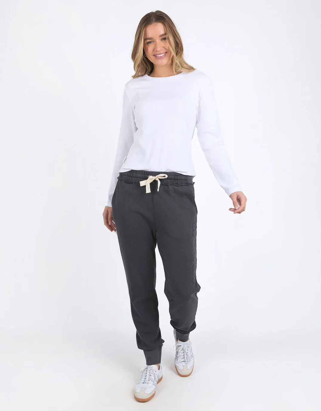 Simplified Track Pant - Coal sold by White & Co product image thumbnail 2
