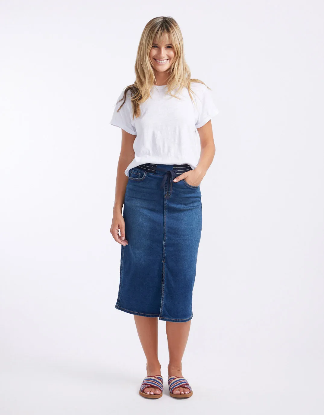 Hugo Skirt - Denim sold by White & Co product image thumbnail 3