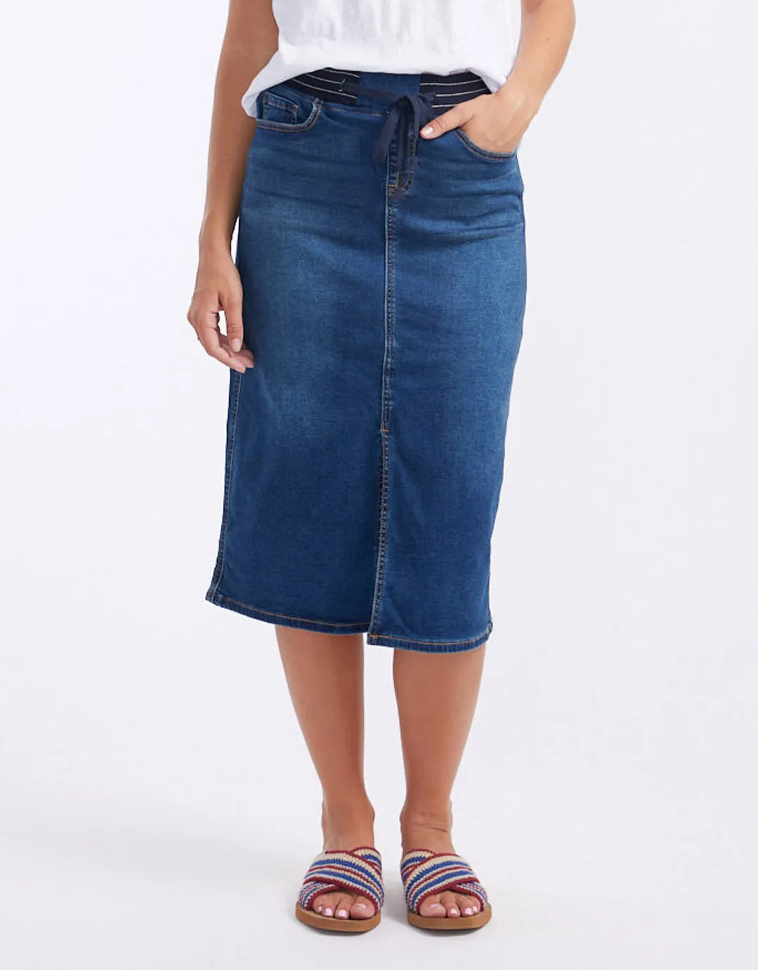 Hugo Skirt - Denim sold by White & Co