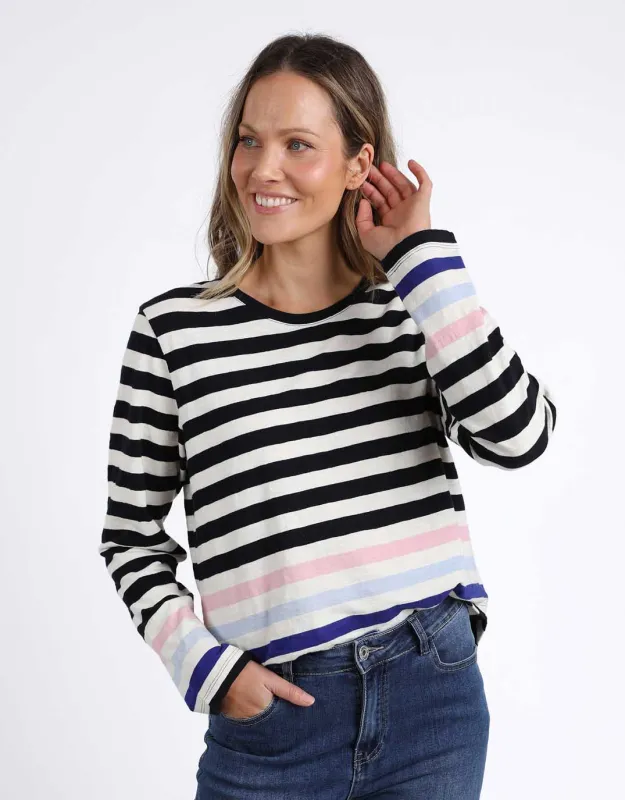 Ultra Long Sleeve Tee - Navy sold by White & Co