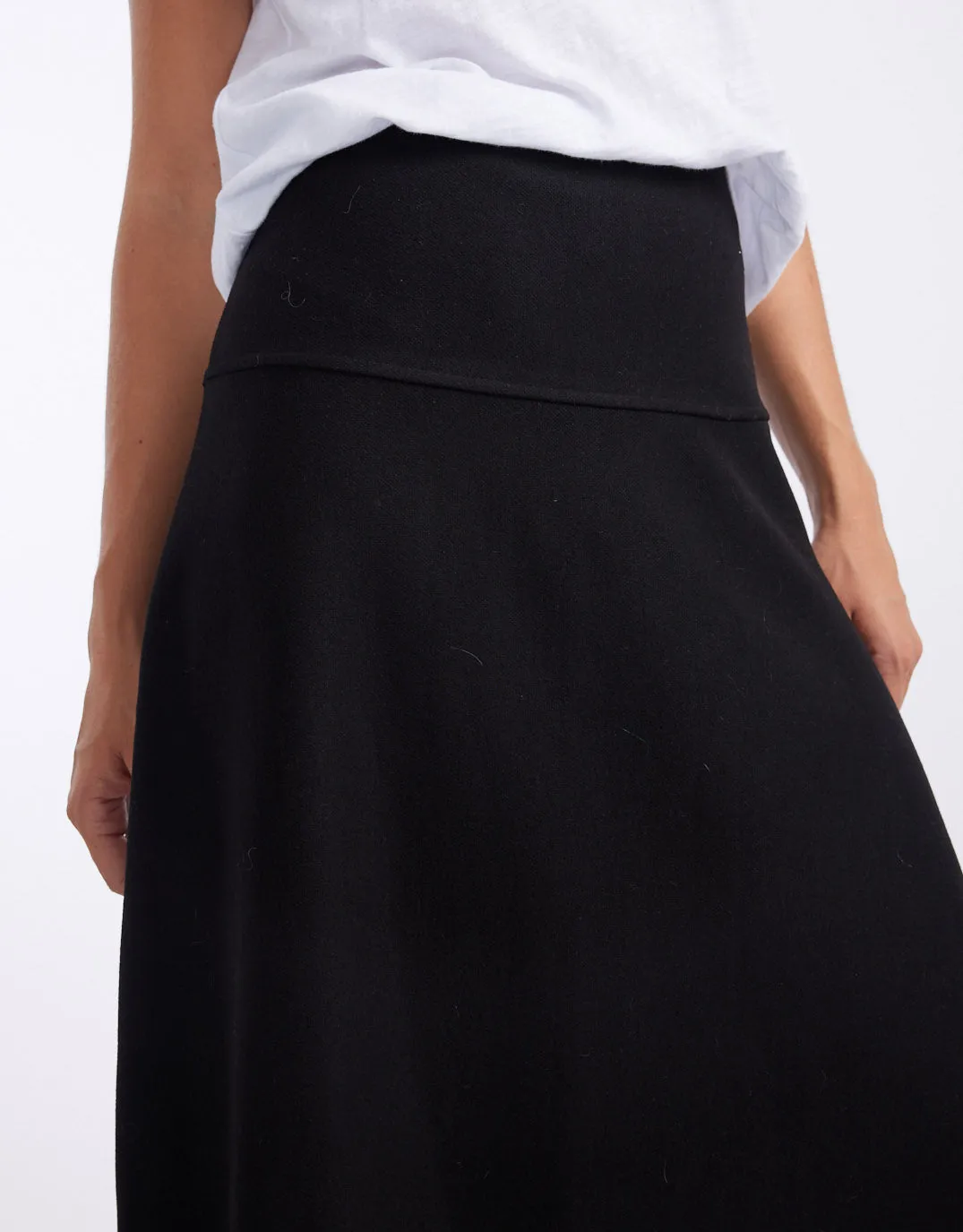 Amy Stretch Skirt - Black sold by White & Co product image thumbnail 4