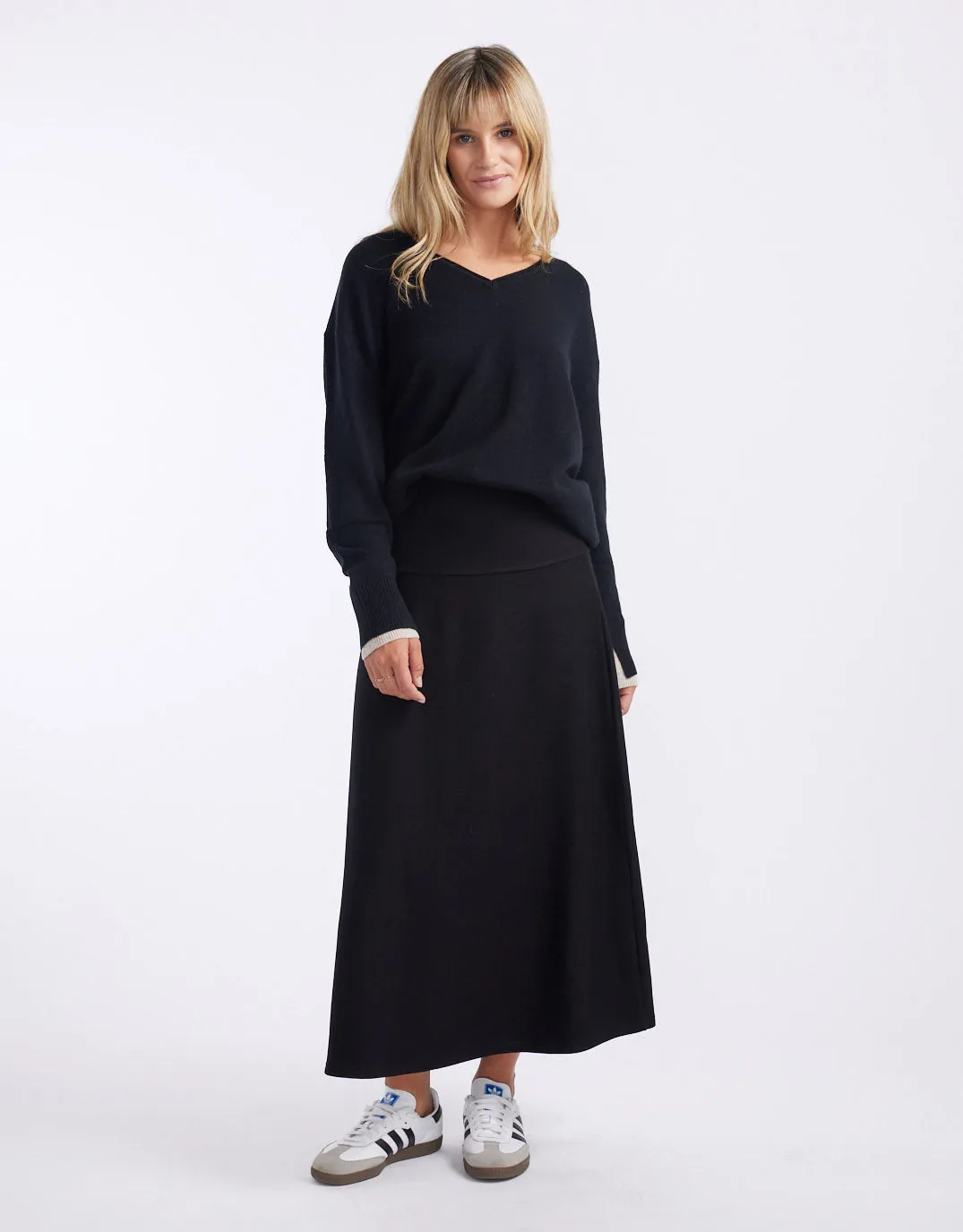 Amy Stretch Skirt - Black sold by White & Co product image thumbnail 3