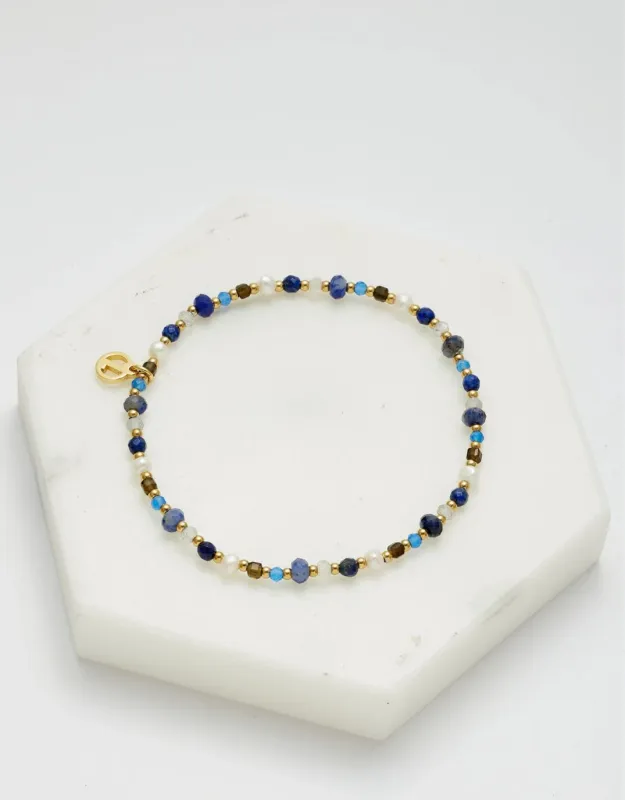 Harlow Bracelet - Navy sold by White & Co