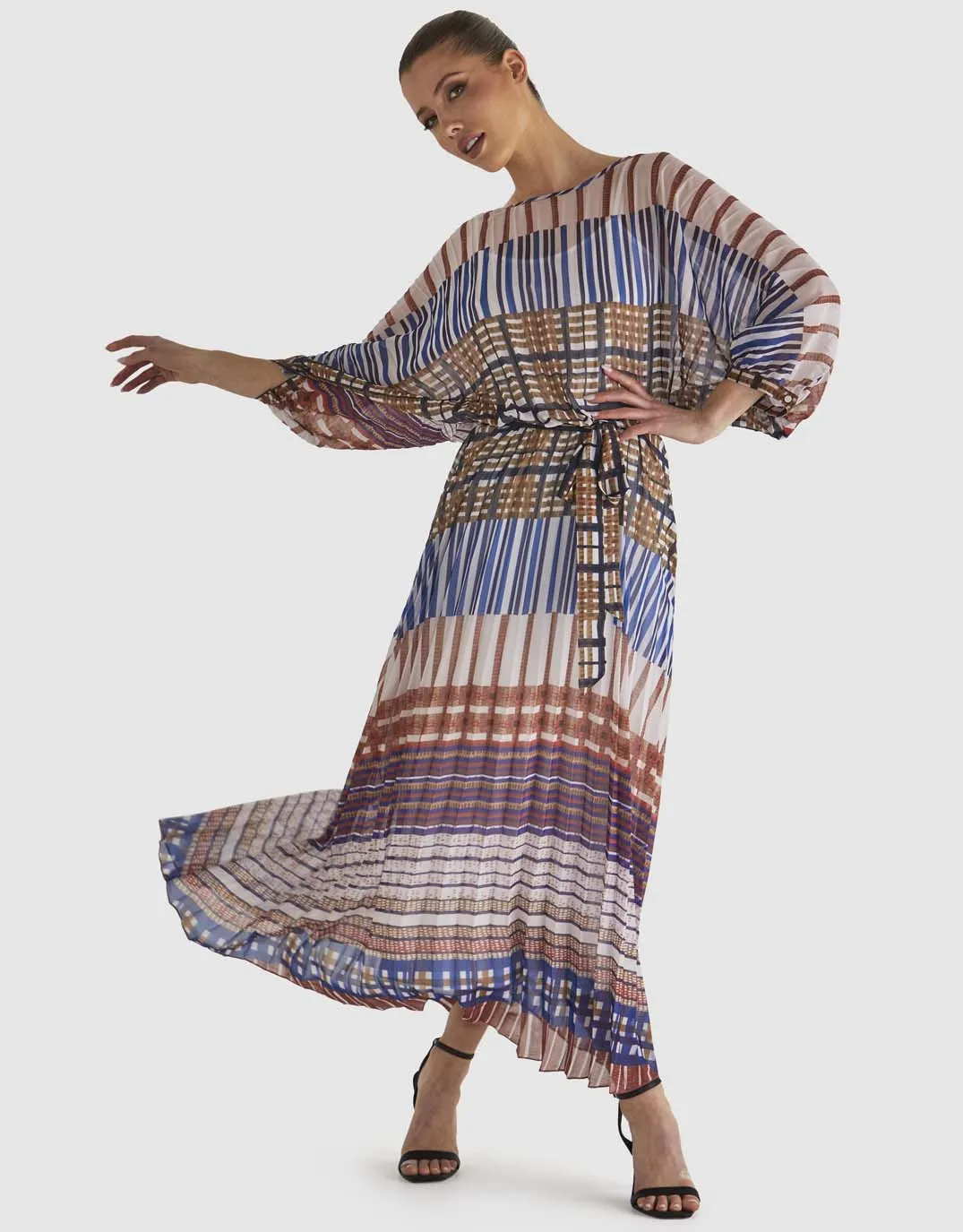 Rays Maxi Dress - Check Print sold by White & Co product image thumbnail 2