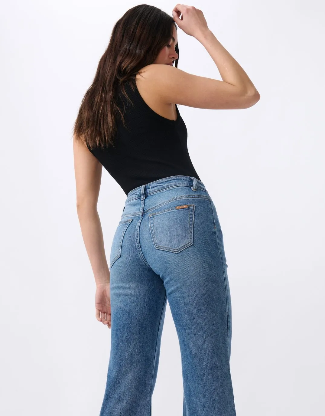 Freya Wide Leg Jeans - Dakota Wash sold by White & Co product image thumbnail 5