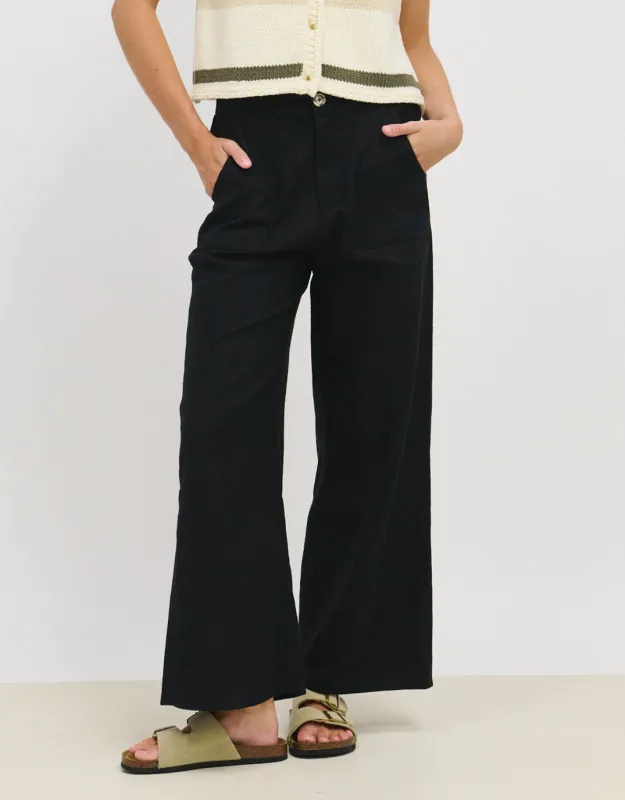 Osaka Pant - Black sold by White & Co