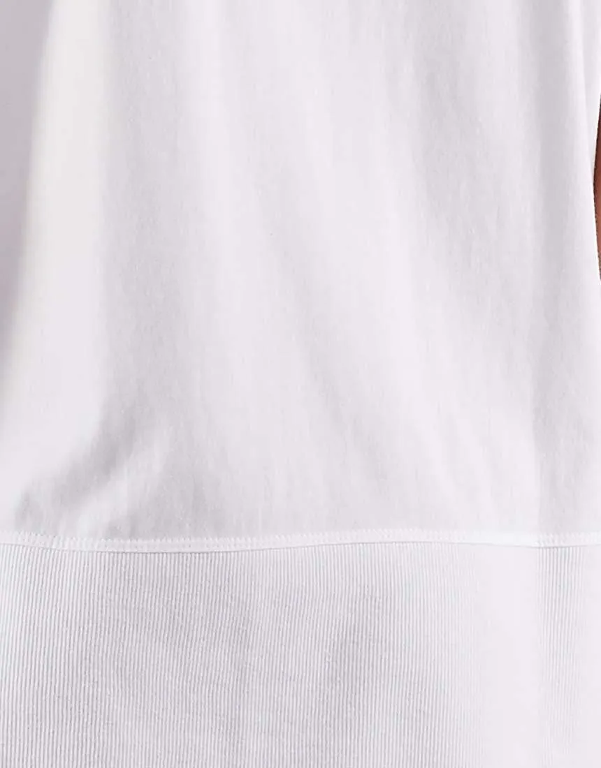Fundamental Rib Short Sleeve Tee - White sold by White & Co product image thumbnail 5