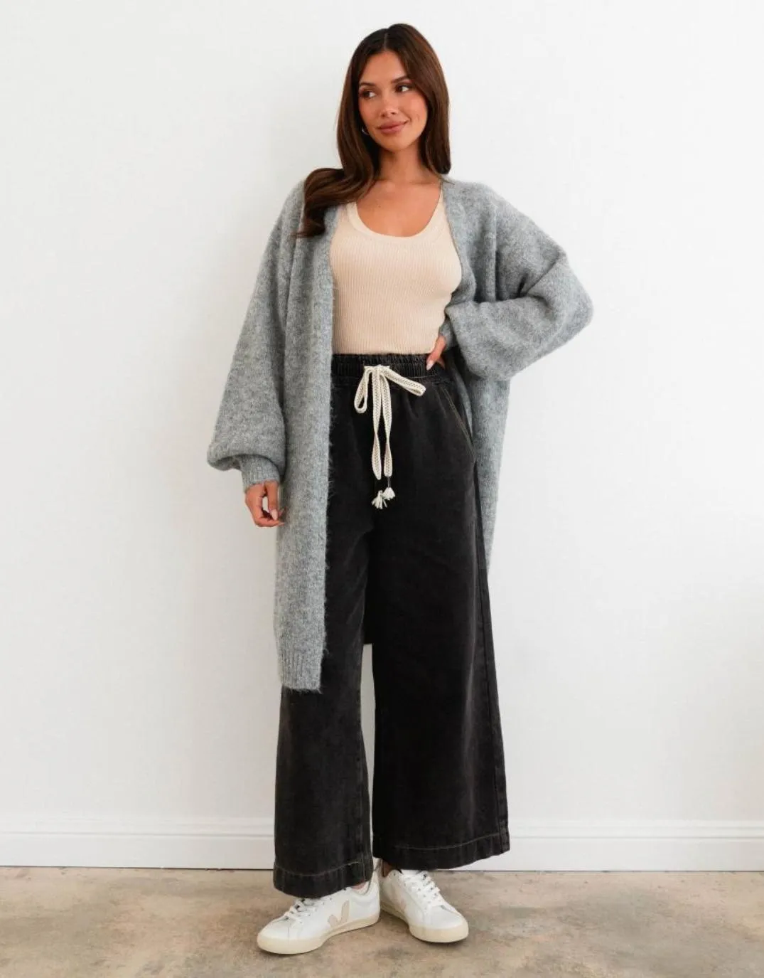 Casey Cardigan - Grey sold by White & Co product image thumbnail 2