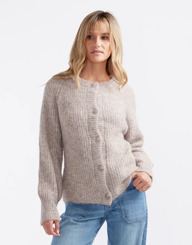 Laguna Cardigan - Latte sold by White & Co