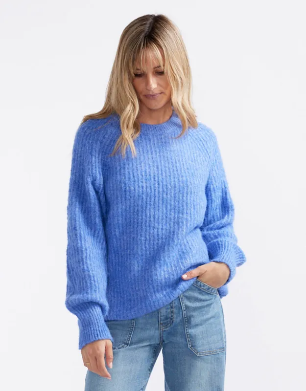 Laguna Knit Jumper - Blue sold by White & Co