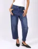 Toni Barrel Jeans - Dark Wash sold by White & Co