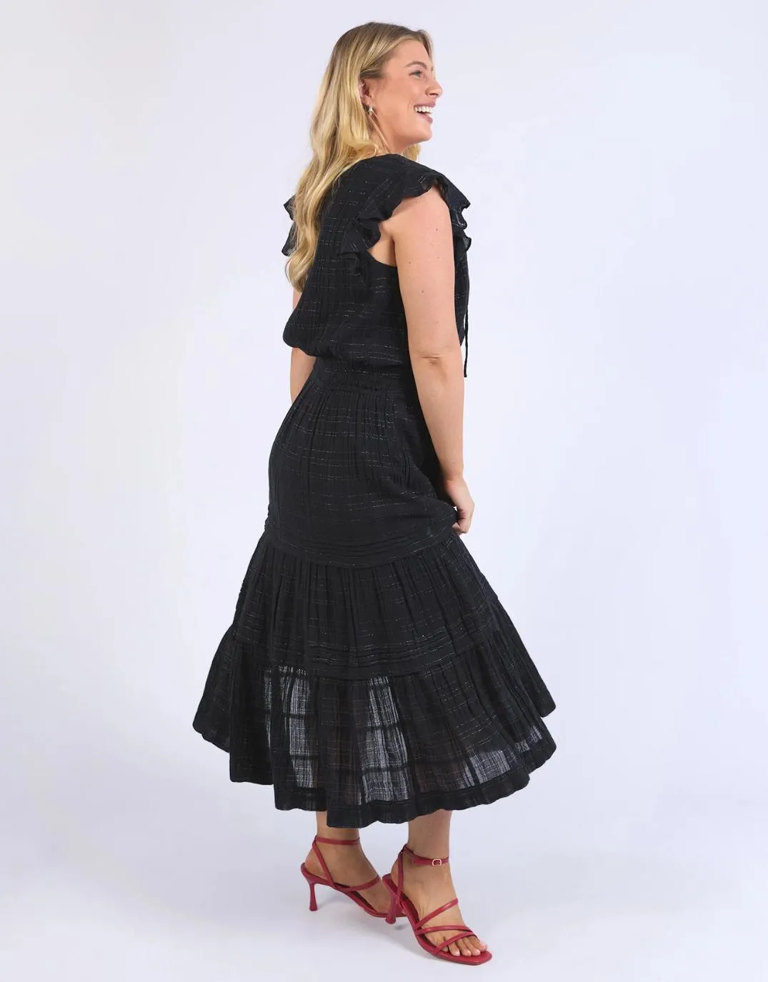 Isabella Dress - Black sold by White & Co product image thumbnail 4