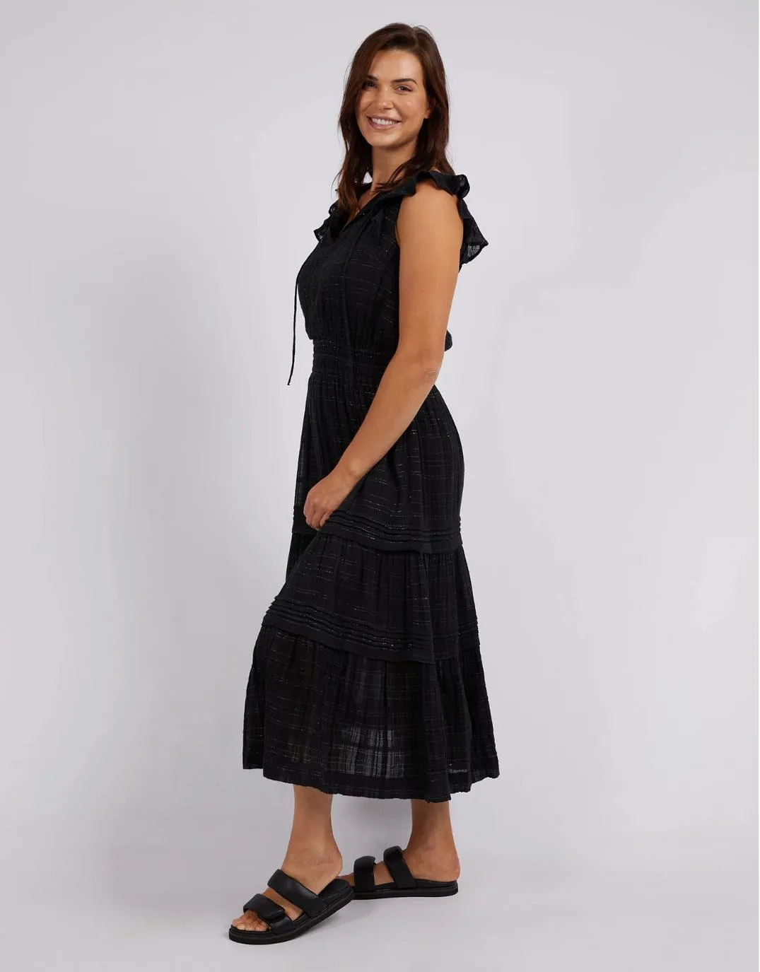 Isabella Dress - Black sold by White & Co product image thumbnail 3