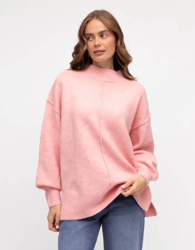 Mabel Knit - Blush sold by White & Co