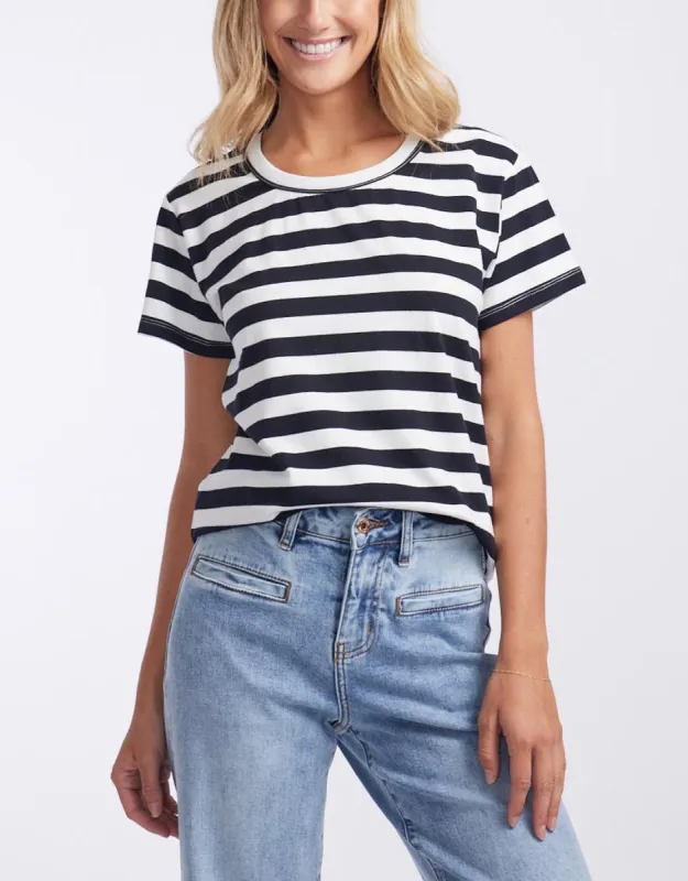 Frenchie T-Shirt - Frenchie Stripe sold by White & Co
