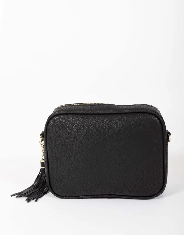 Zoe Classic Crossbody Bag - Black sold by White & Co