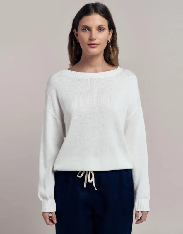 Victoria Jumper - White sold by White & Co