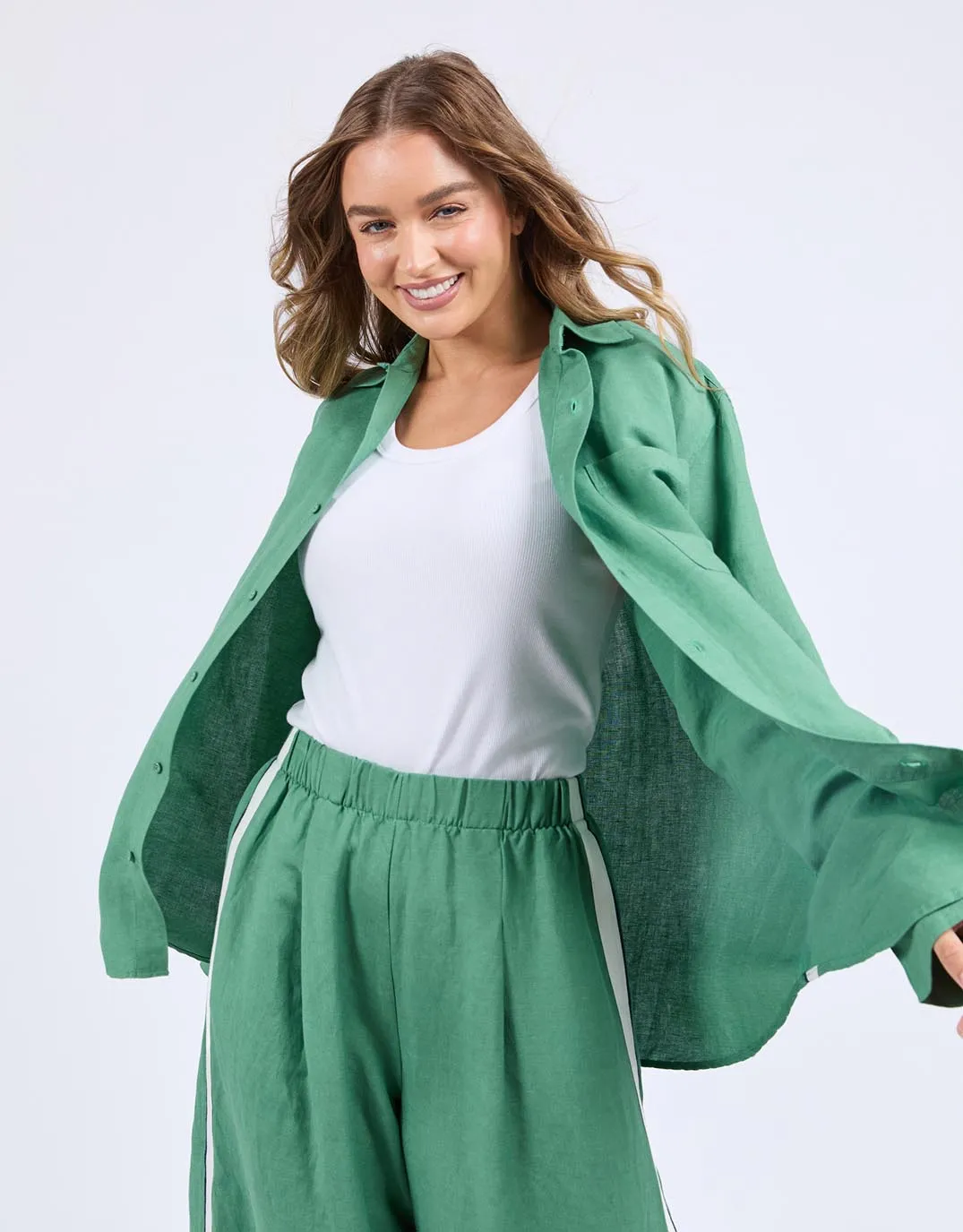 Elemental Shirt - Green sold by White & Co product image thumbnail 2