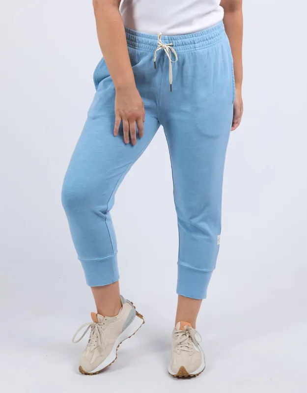 3/4 Brunch Pants - Dusk Blue sold by White & Co