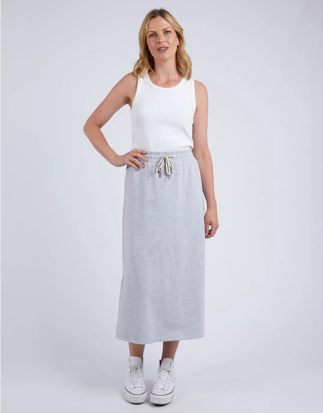 Travel Skirt - Grey Marle sold by White & Co product image thumbnail 4
