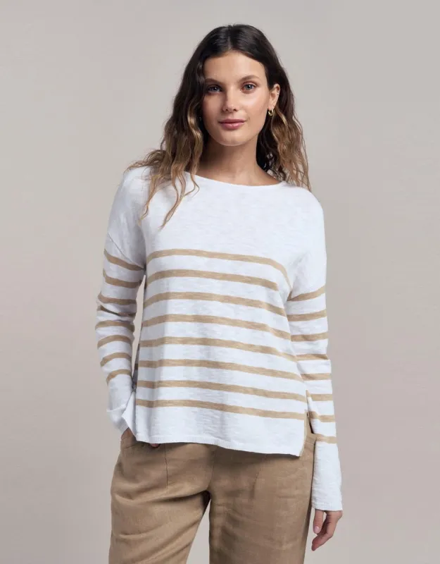 Bobby Top - White/Camel sold by White & Co