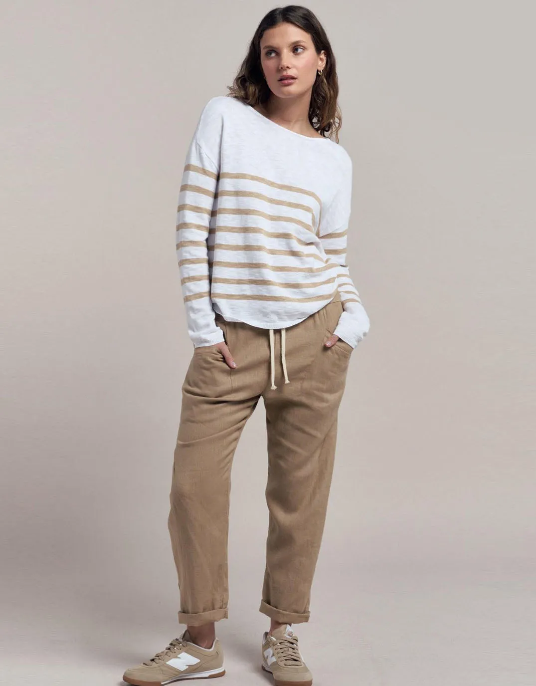 Luxe Linen Pants - Camel sold by White & Co product image thumbnail 2