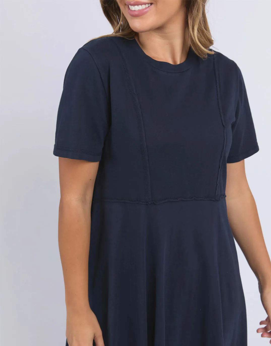 Eva Dress - Navy sold by White & Co product image thumbnail 5