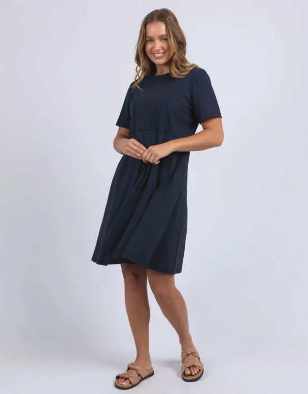 Eva Dress - Navy sold by White & Co