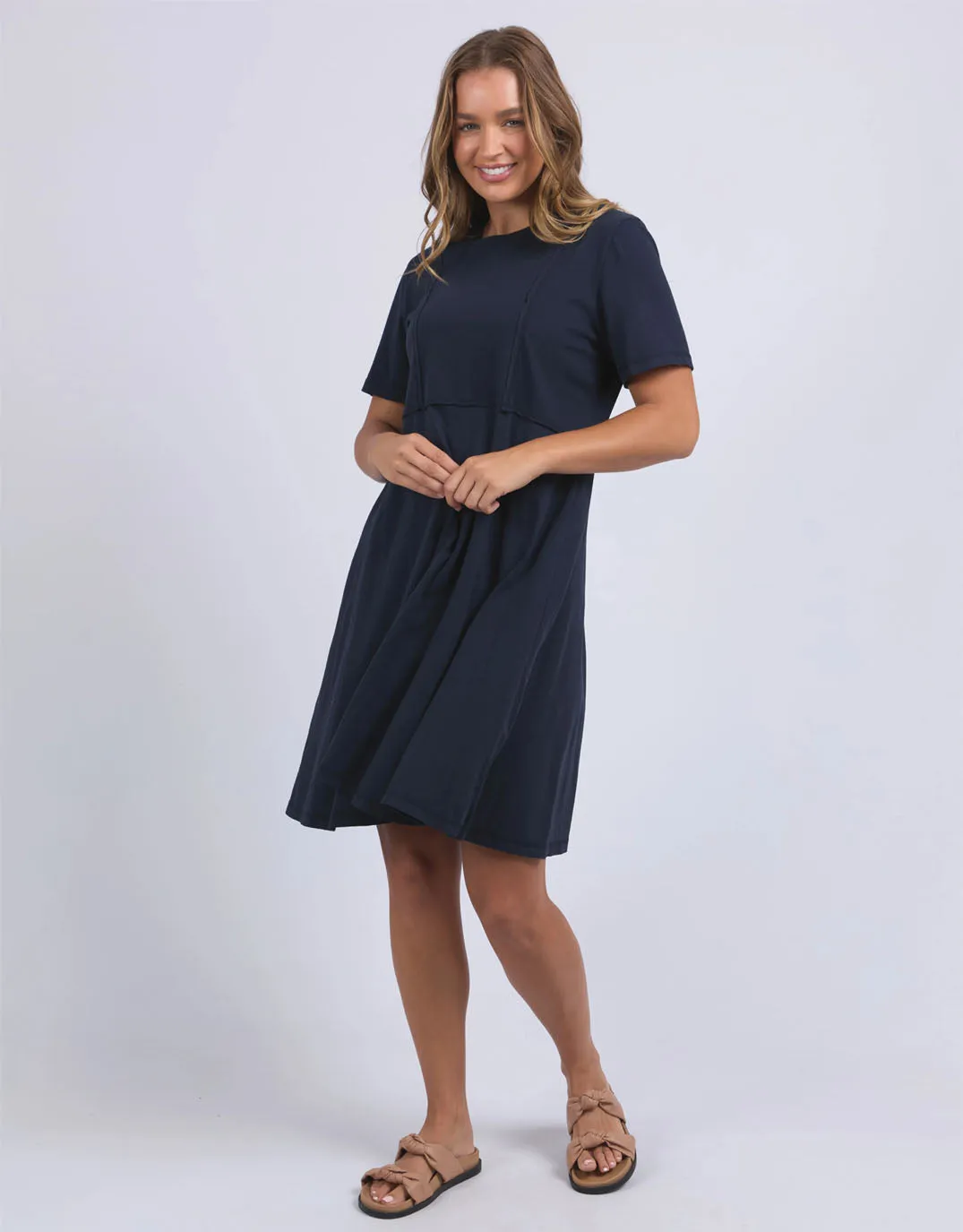 Eva Dress - Navy sold by White & Co
