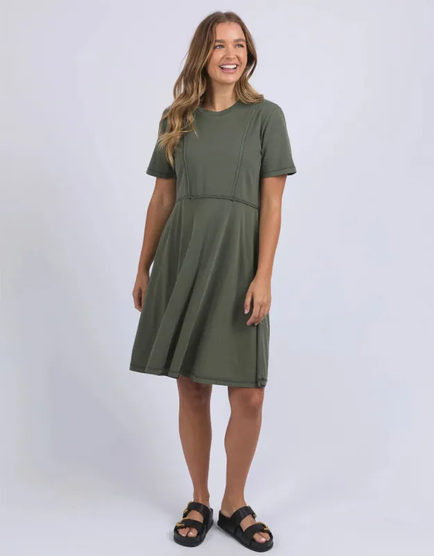 Eva Dress - Khaki sold by White & Co