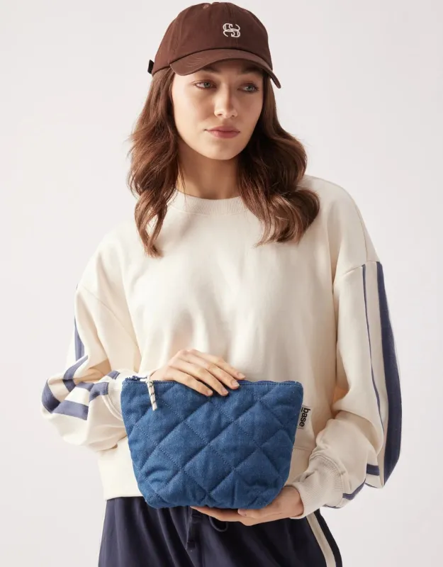 Cos Base Denim Pouch - Indigo sold by White & Co