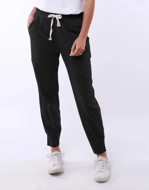 Wash Out Lounge Pants - Washed Black sold by White & Co